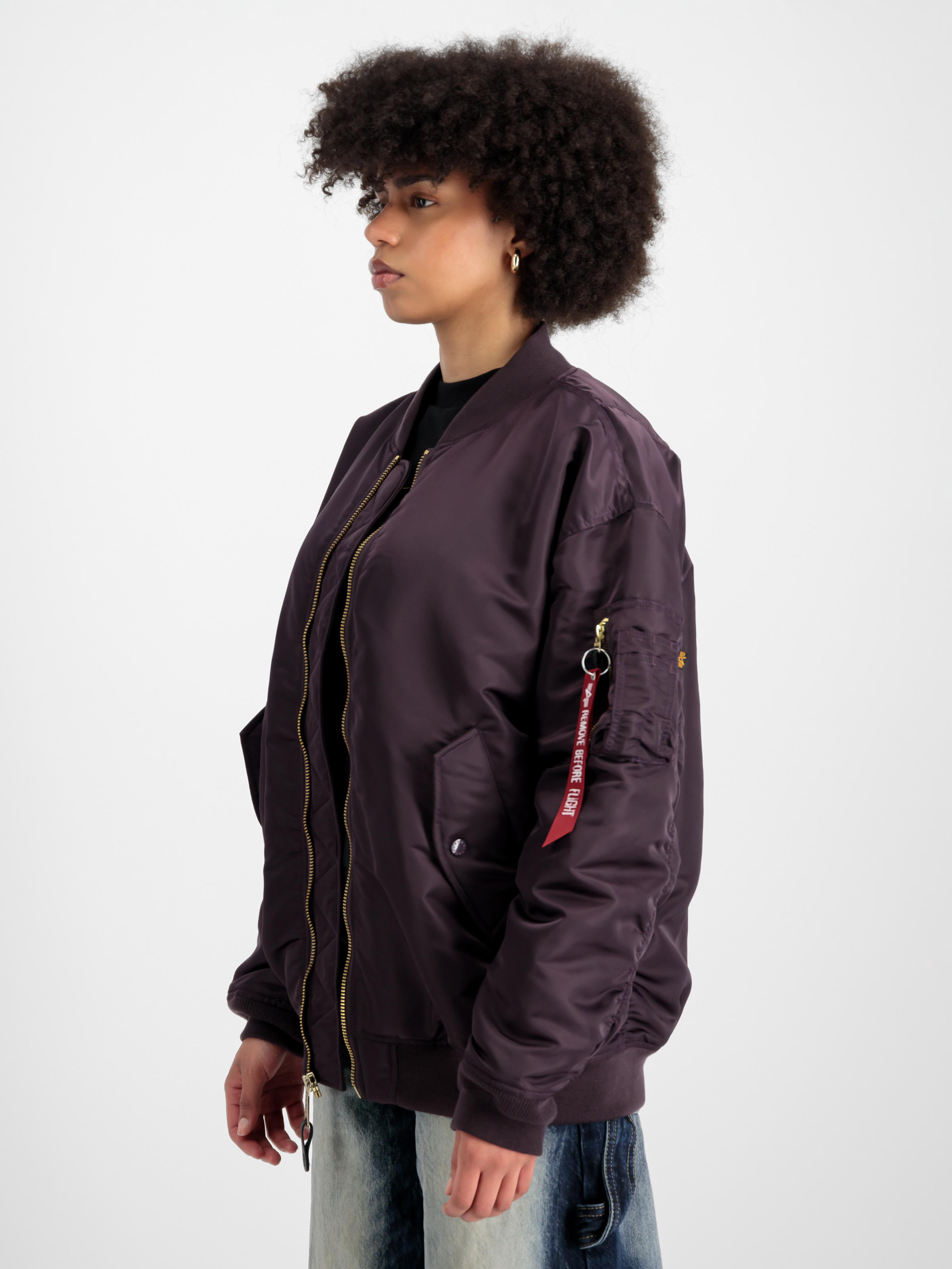 MA-1 Core Bomber Jacket Women Plum 108010_719_2_model_00003_97093