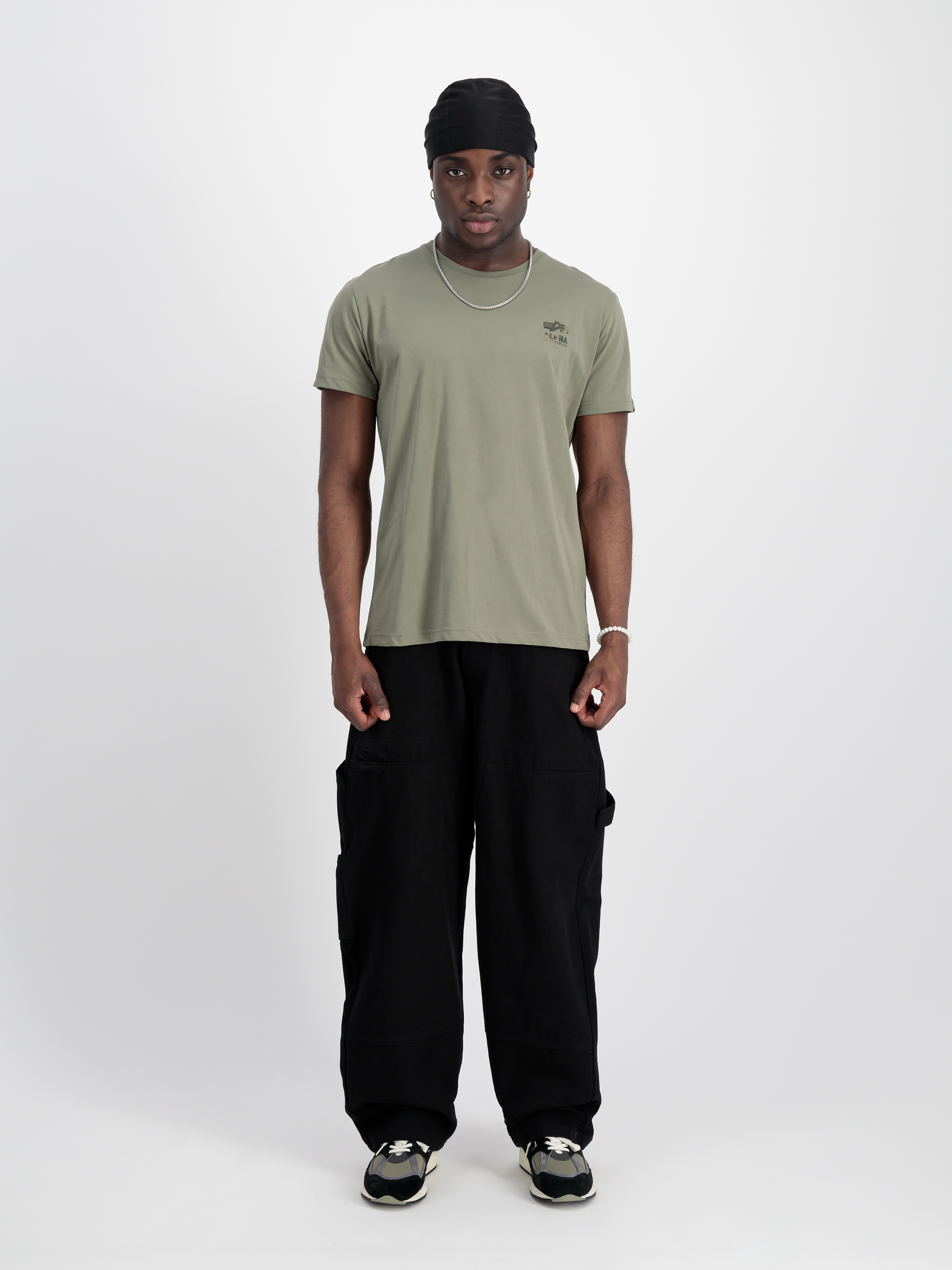 Camo Logo Puff Print Back Print T-Shirt olive 148522_11_2_model_00001_98060