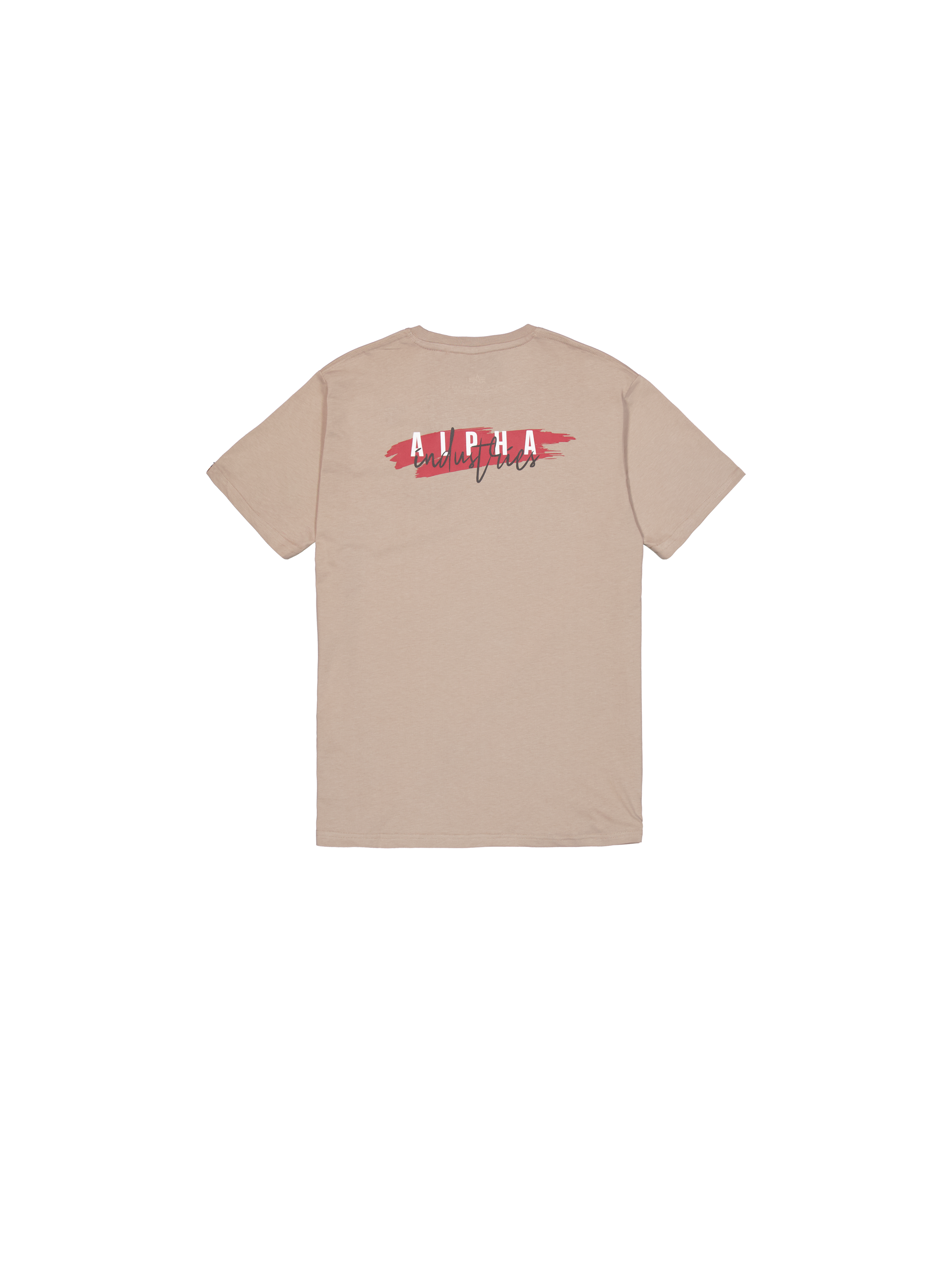Signature Puff Print Back Print T-Shirt vintage sand 148523_679_1_flatlay_00002_97955