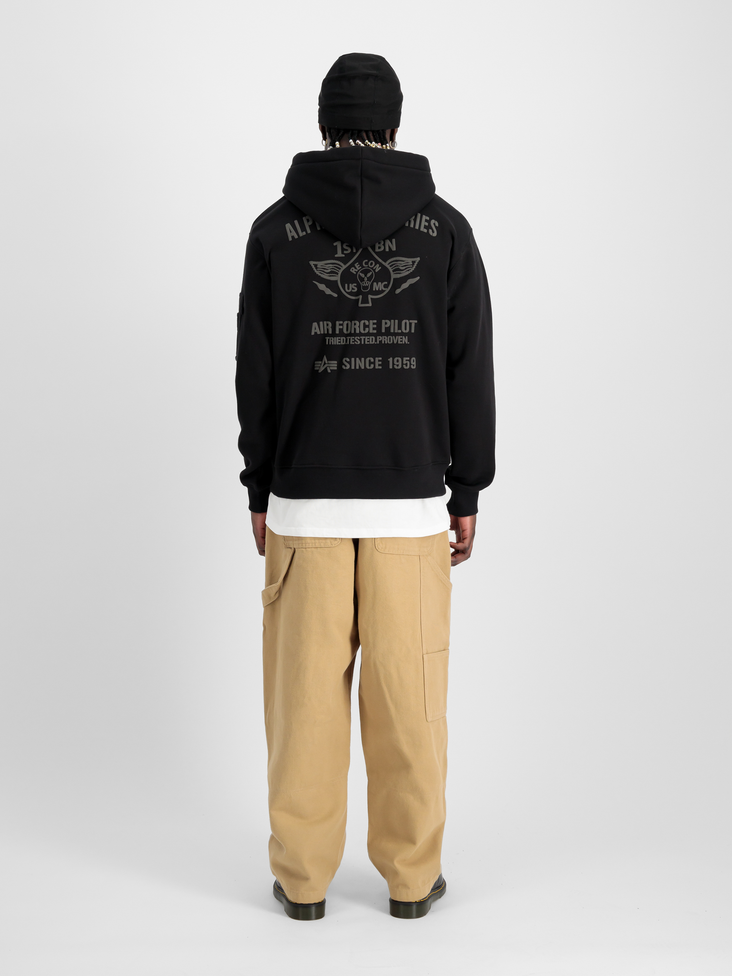 Air Force Hoodie black 138337_03_2_model__00002_97950