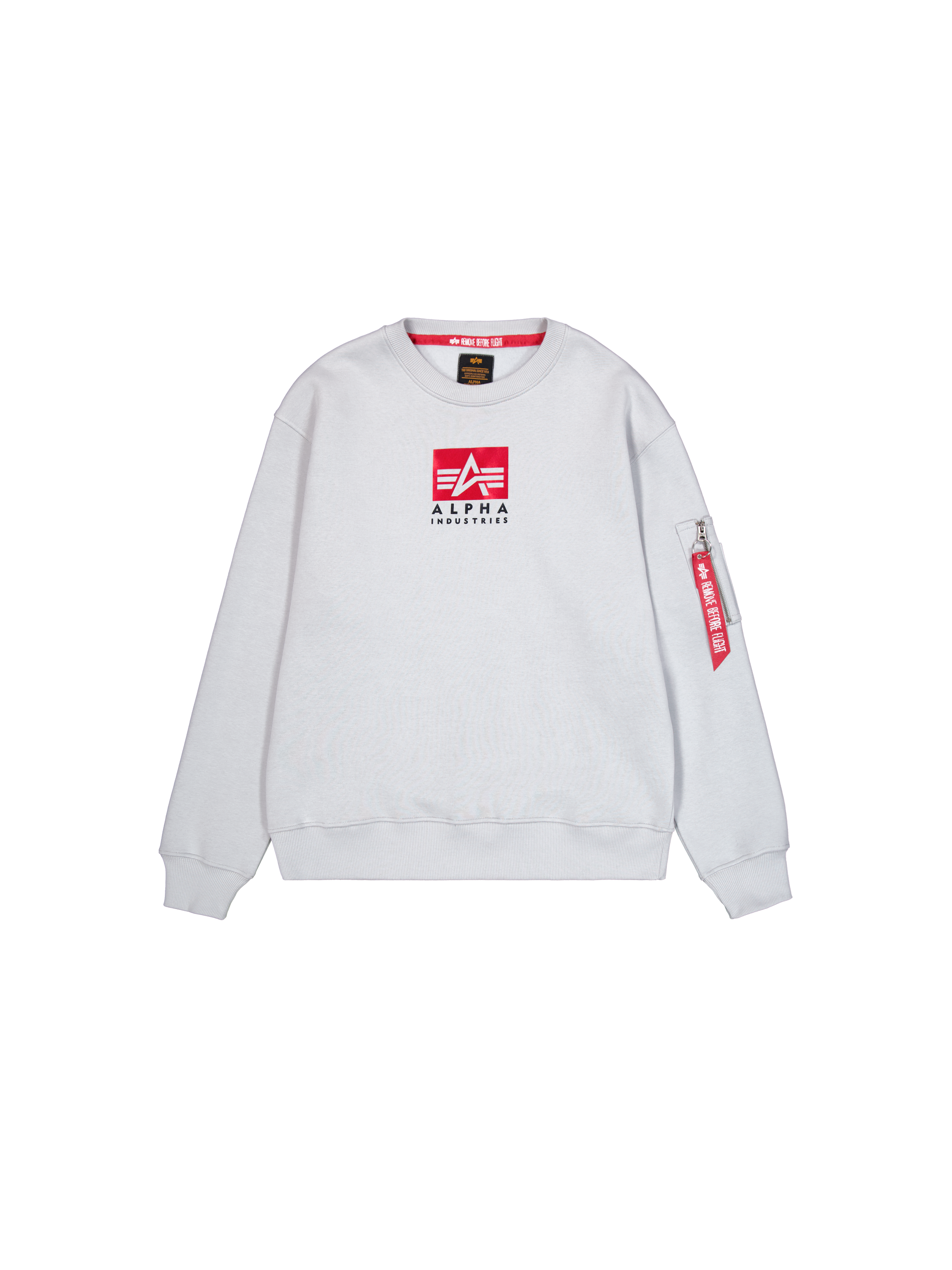 Satin Logo Sweater pastel grey 148311_666_1_flatlay_00001_98536.png