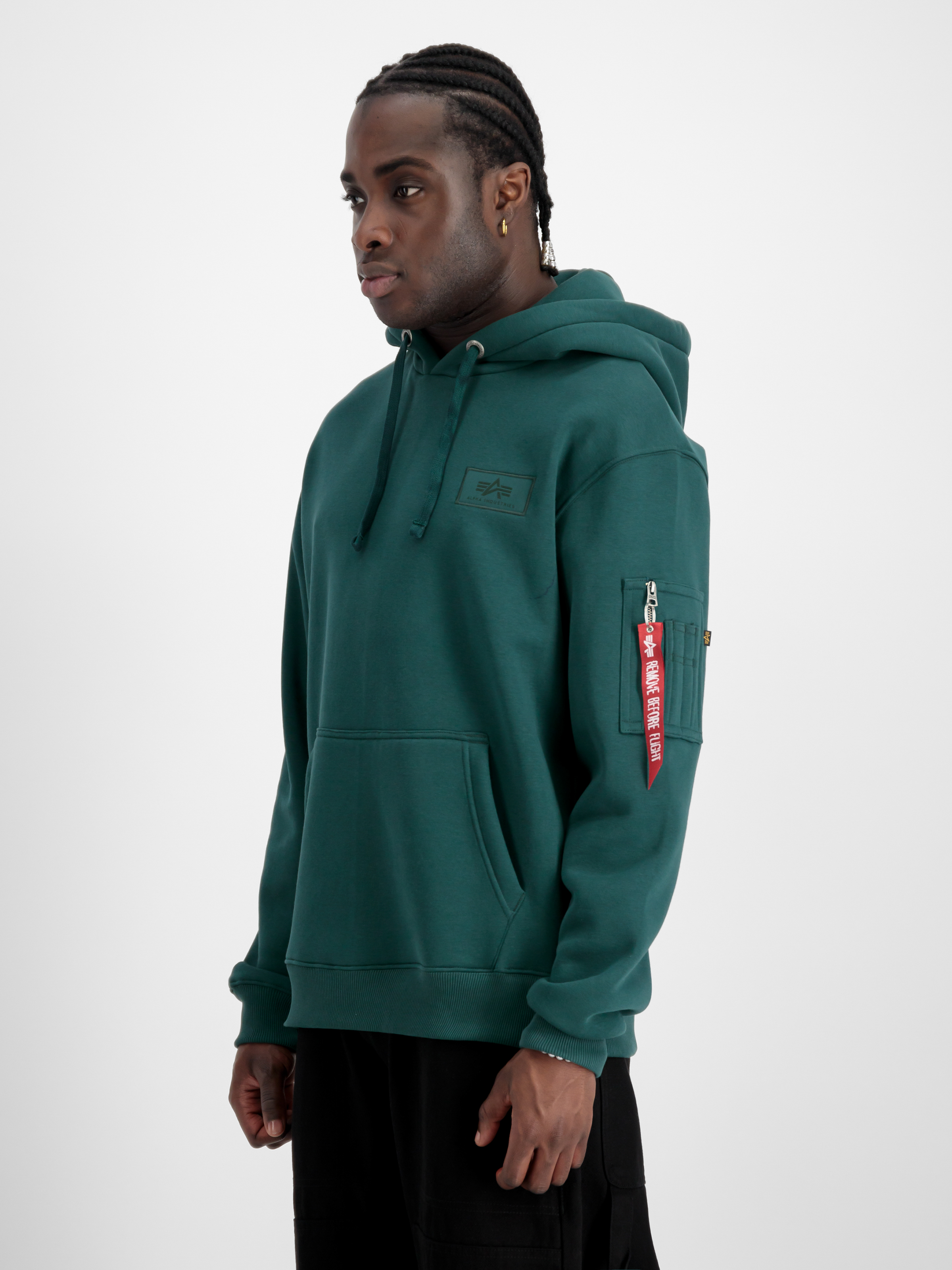 Back Print Hoodie Force Green 178318_720_2_model_00003_97510