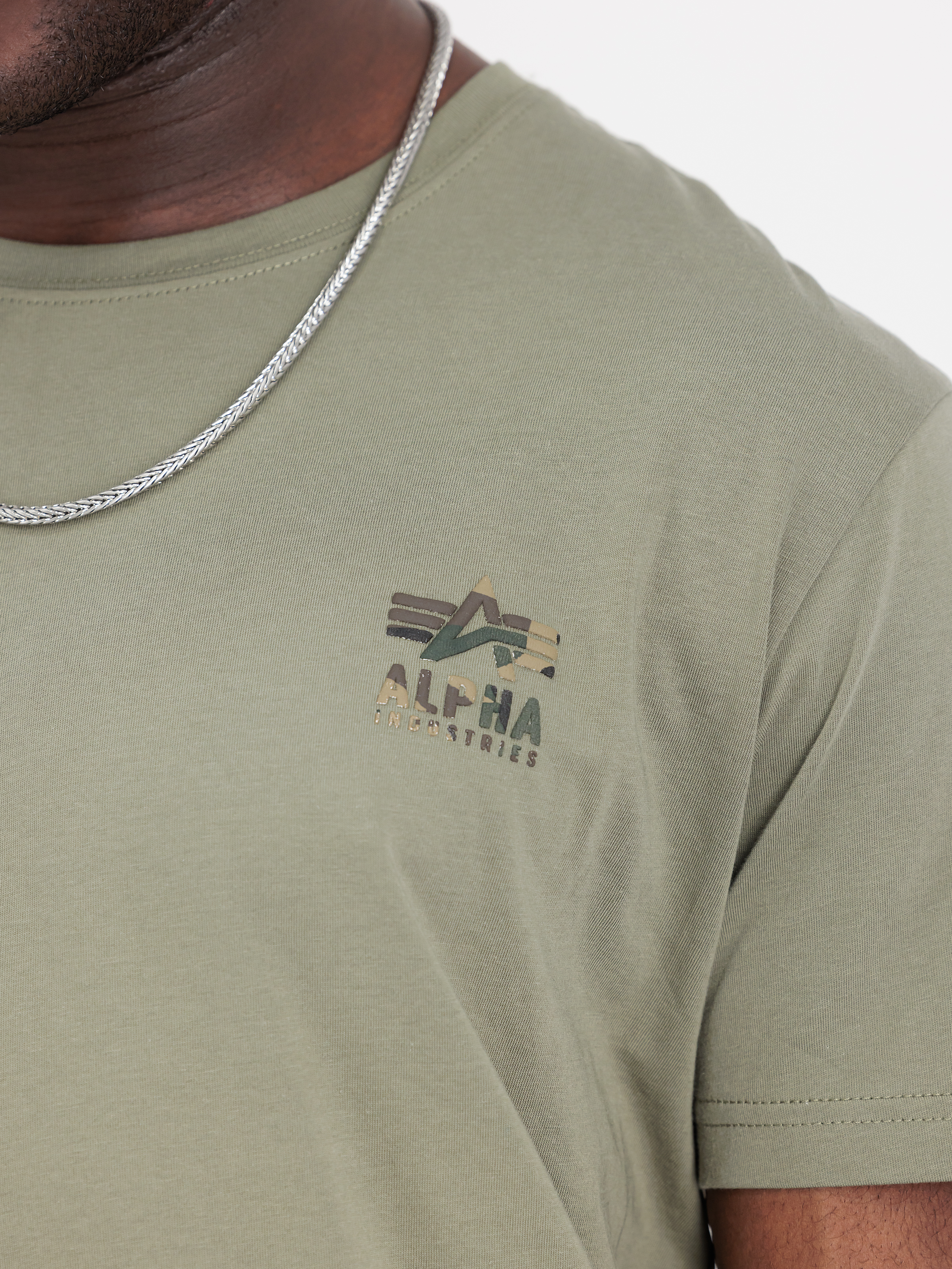 Camo Logo Puff Print Back Print T-Shirt olive 148522_11_3_detail_00001_98064