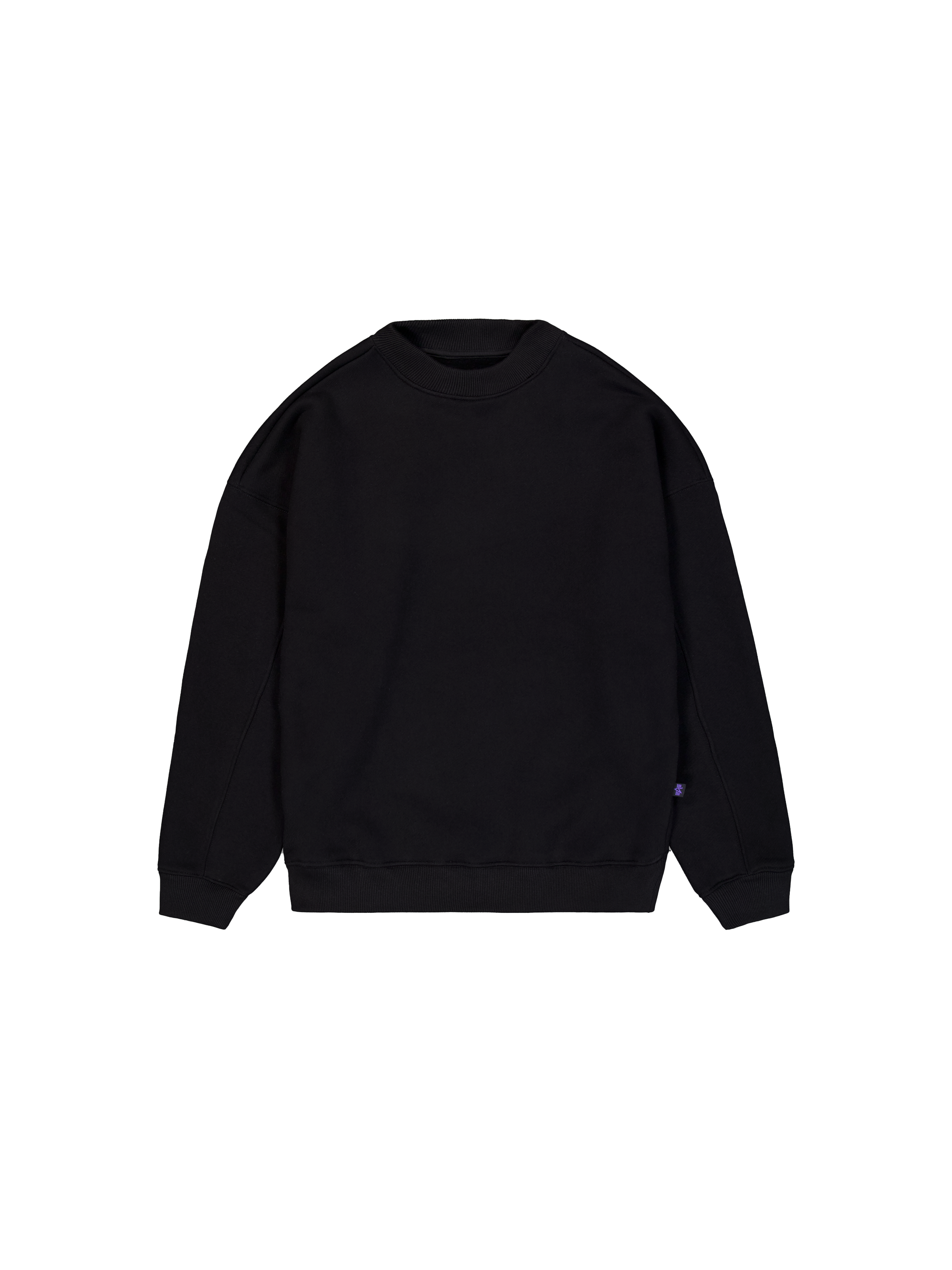 Crewneck UV black 146302UV_03_1_flatlay_00001_99144.png