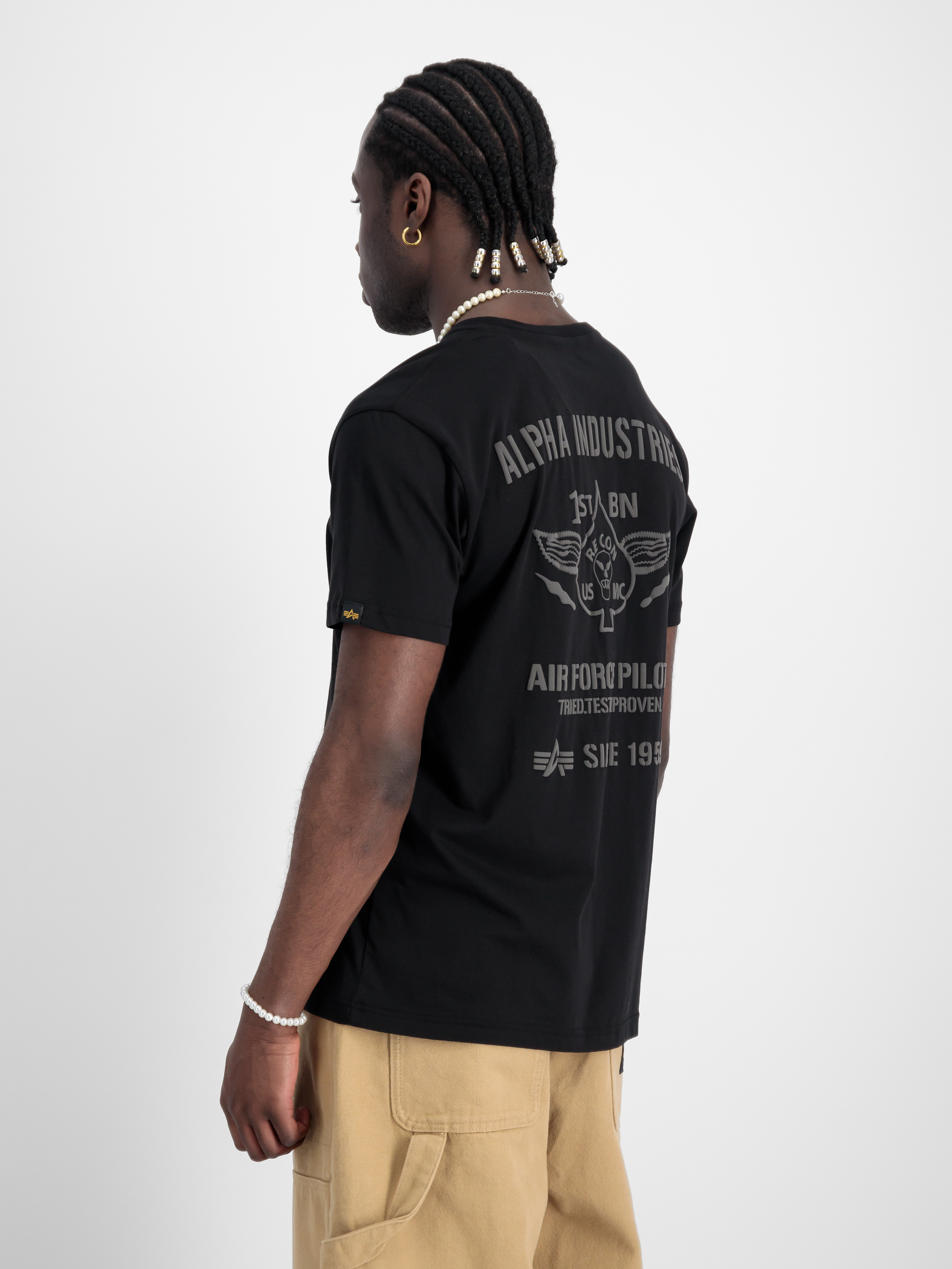 Air Force T-Shirt black 138505_03_2_model_00004_98019