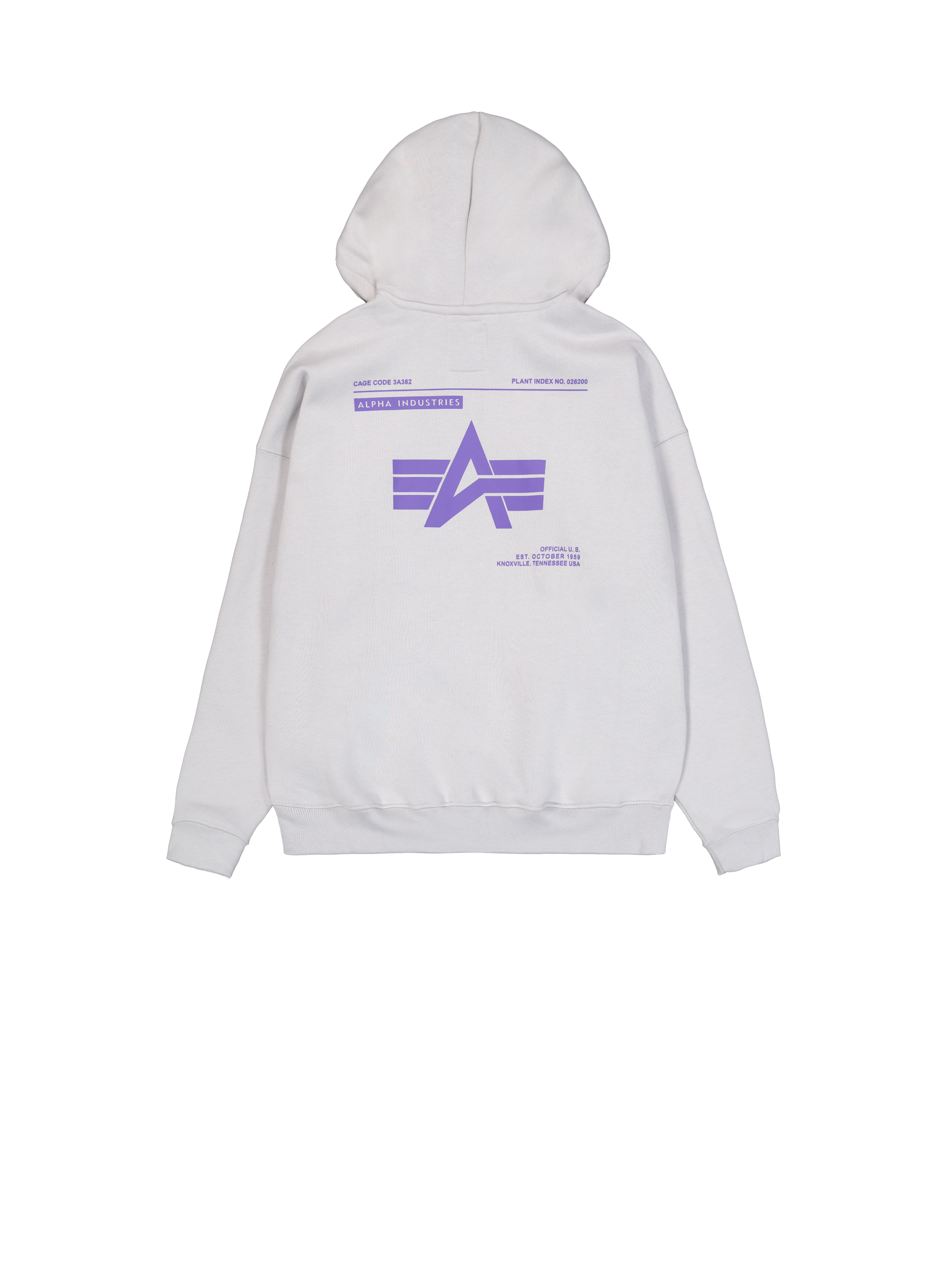 Logo Back Print Hoodie pastel grey 146336_666_1_flatlay_00002_99611