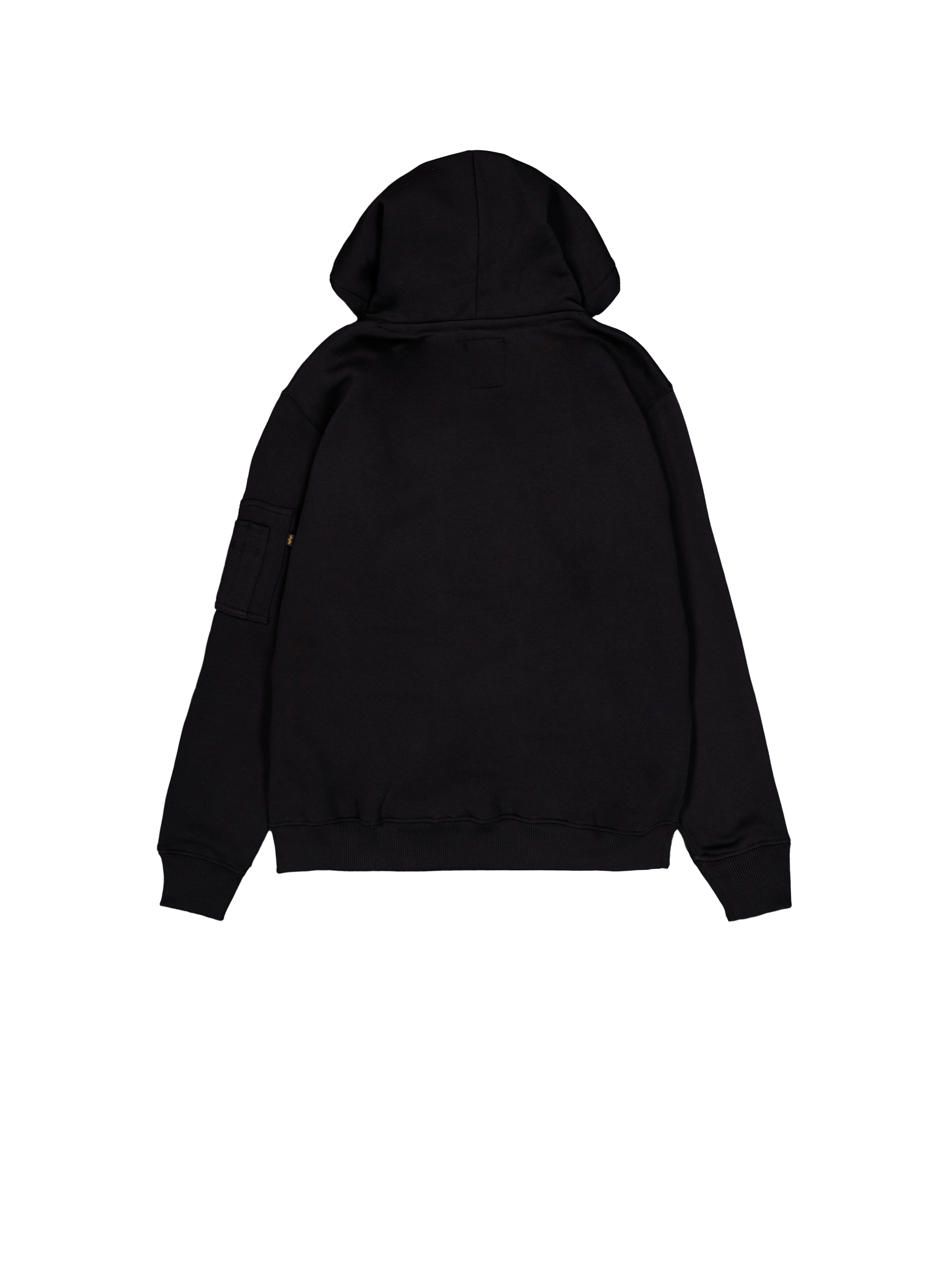 Alpha Puff Print Hoodie black 146338_03_1_flatlay_00002_101346