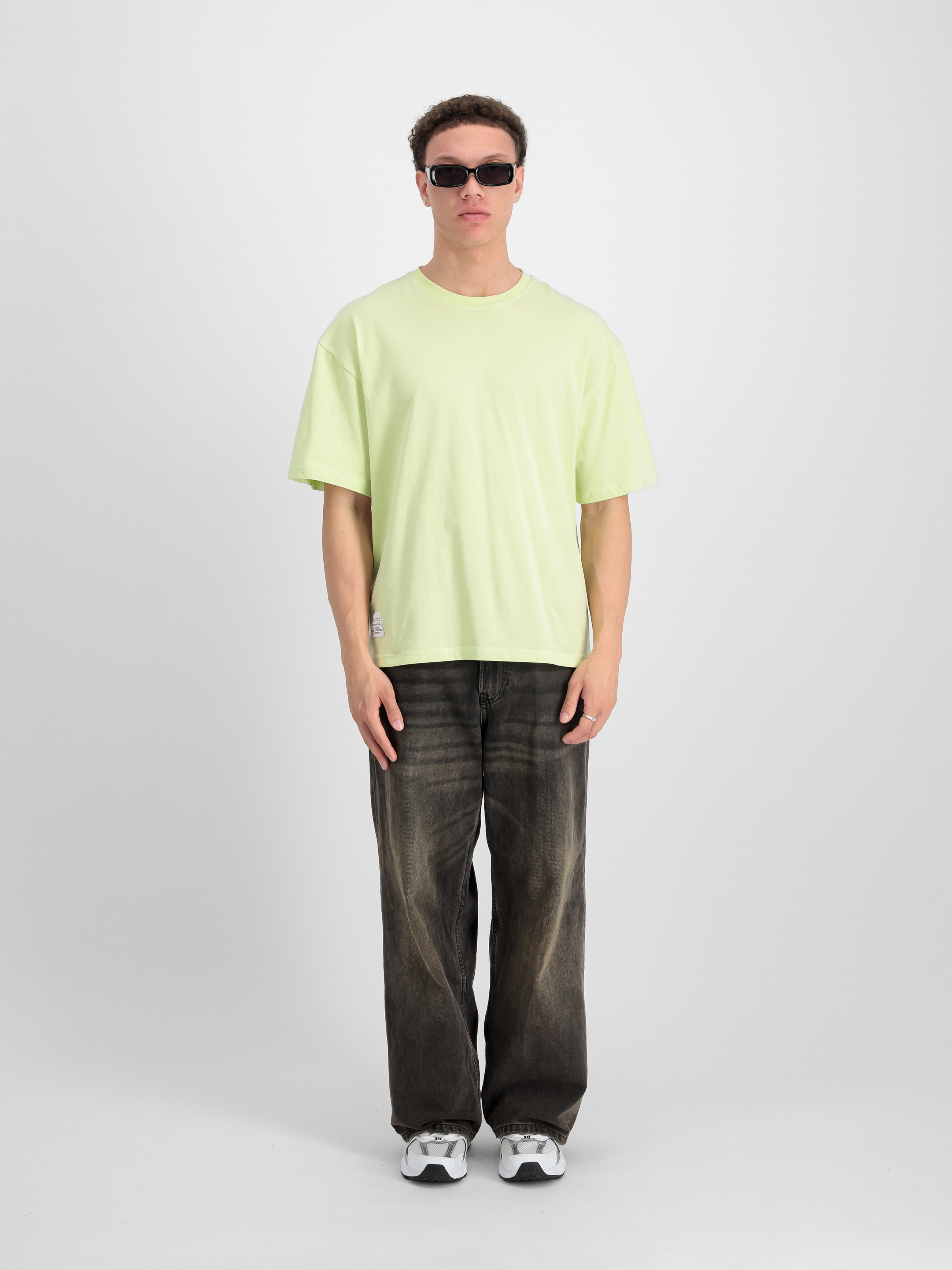 Logo Back Print T-Shirt Arctic Lime 146507_722_2_model_00001_99583