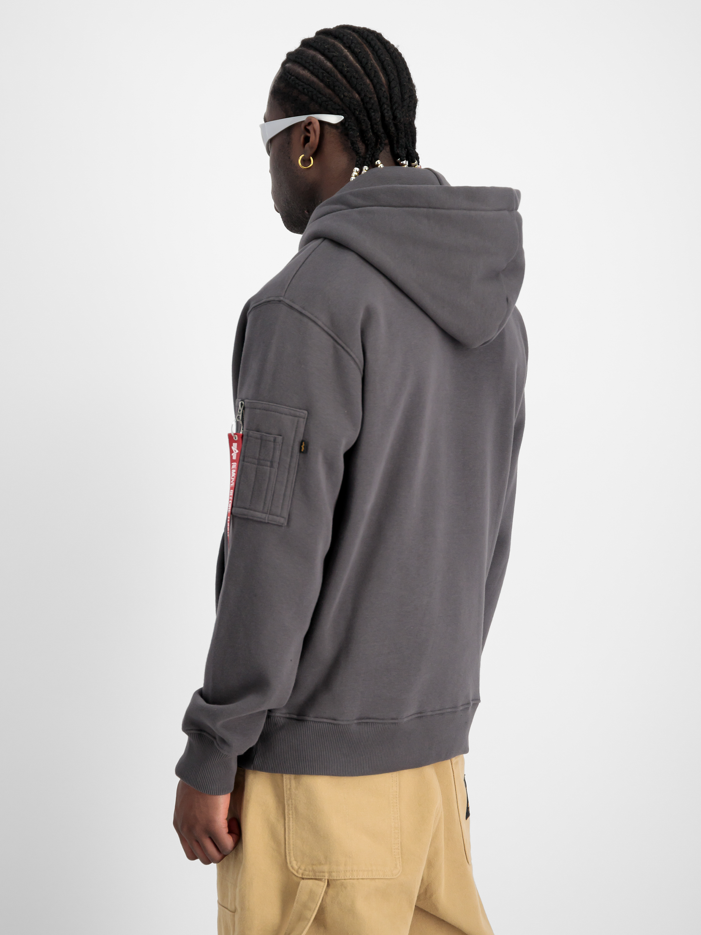 Metal Plate Hoodie vintage grey 148339_684_2_model_00004_98485
