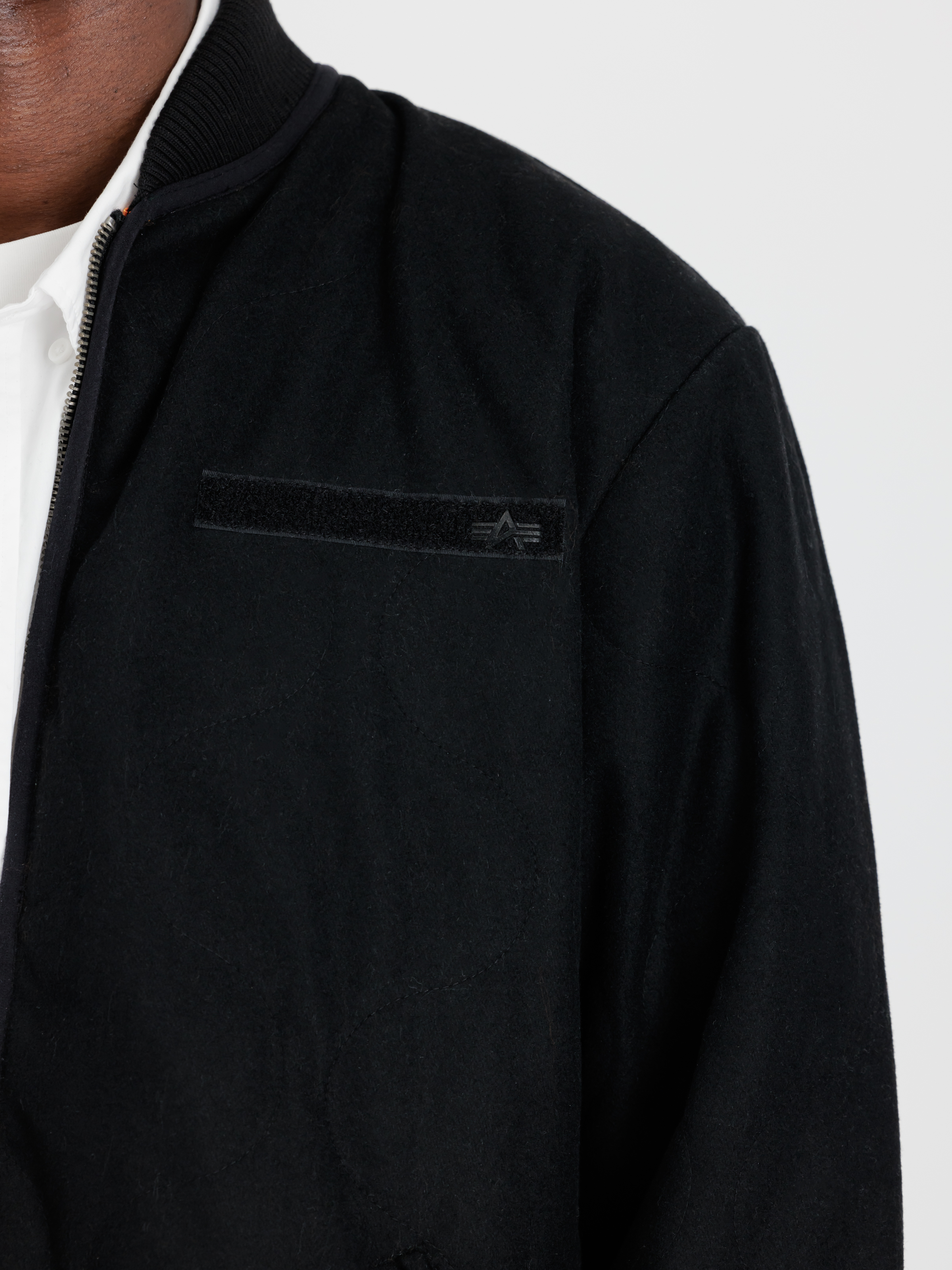 Quilted Liner Wool Outdoor Jacket black 148113_03_3_detail_00001_99068