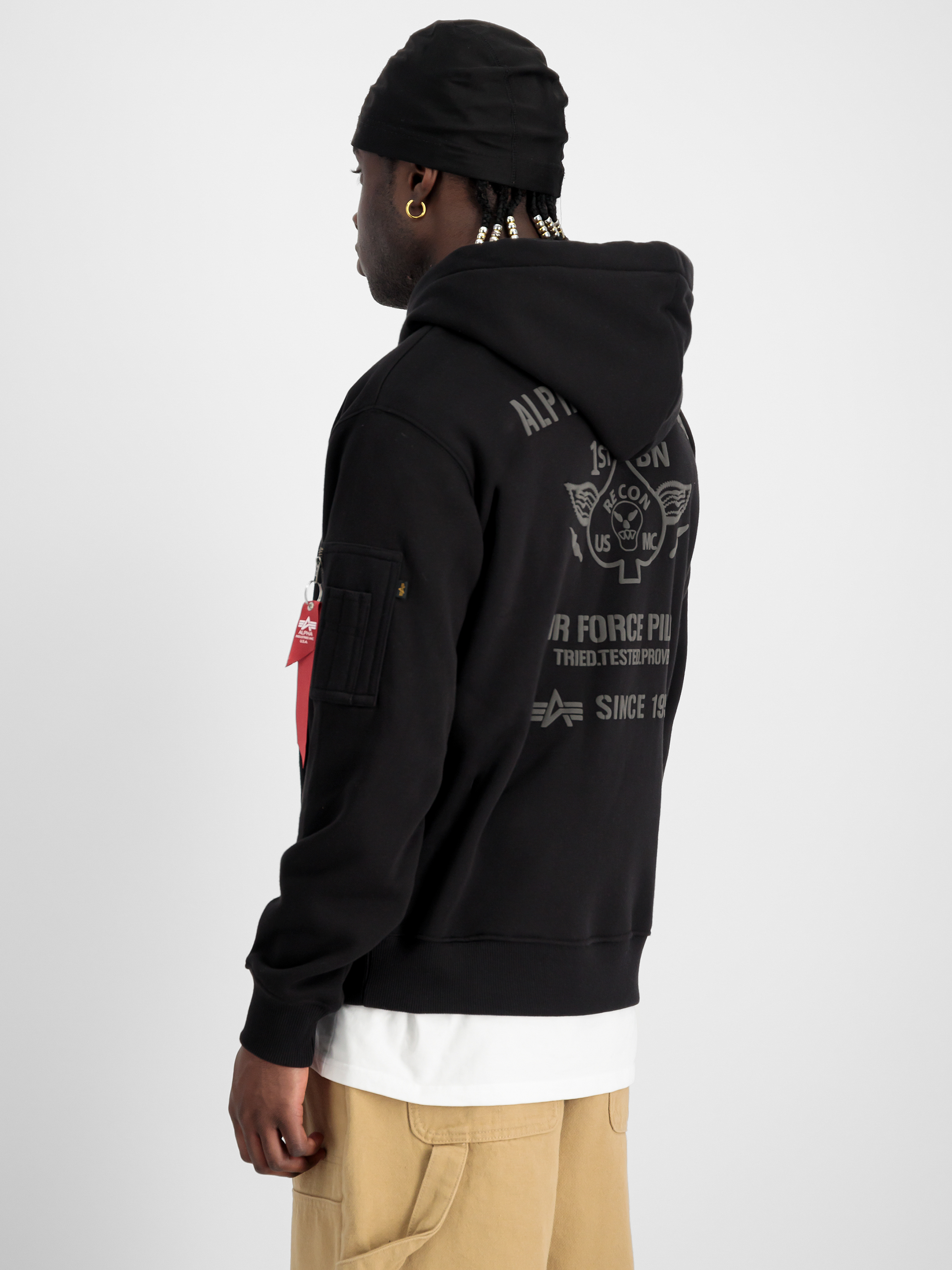 Air Force Hoodie black 138337_03_2_model__00004_97952