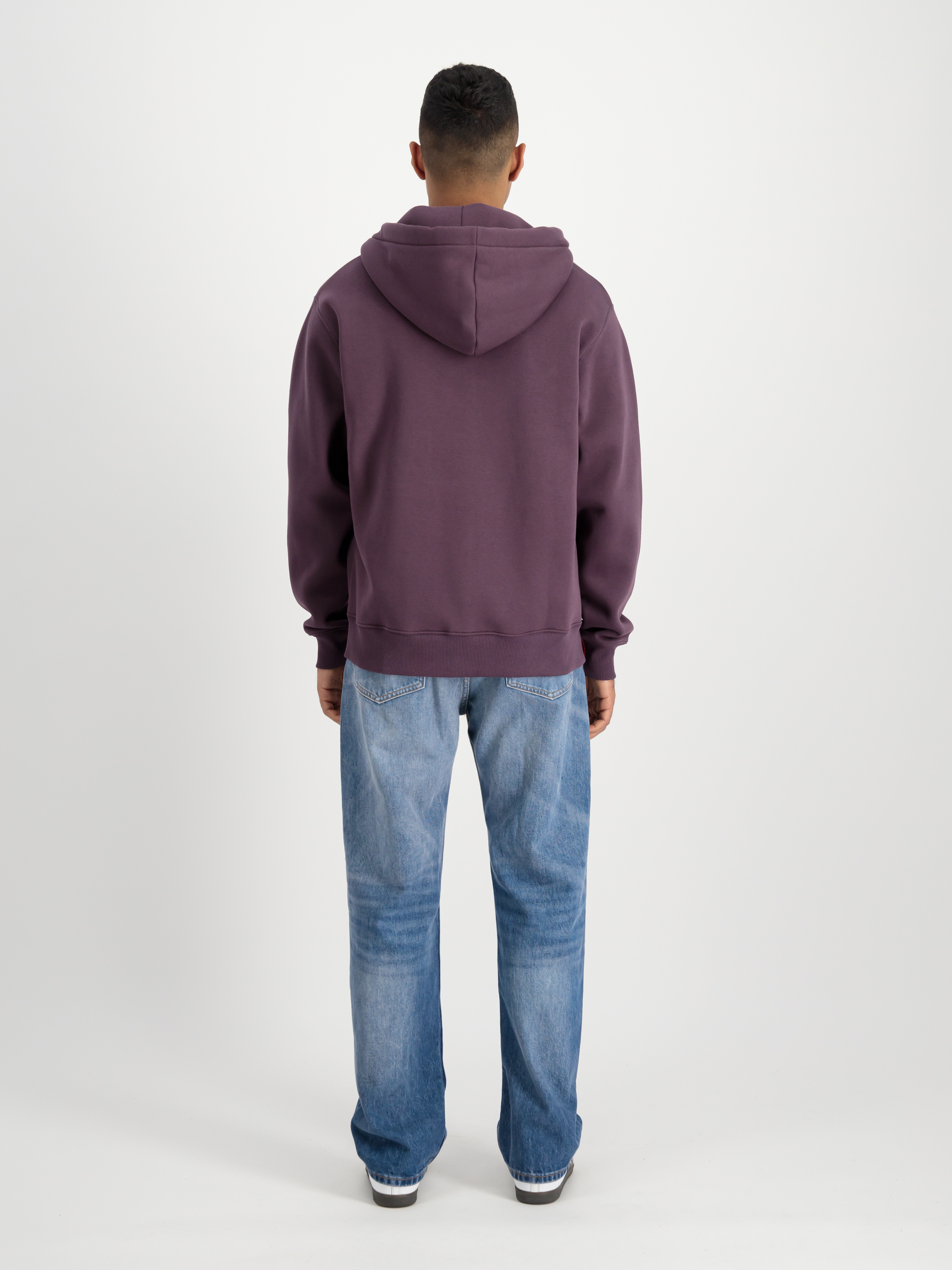 Basic Zip Hoodie Plum 178325_719_2_model_00002_97488