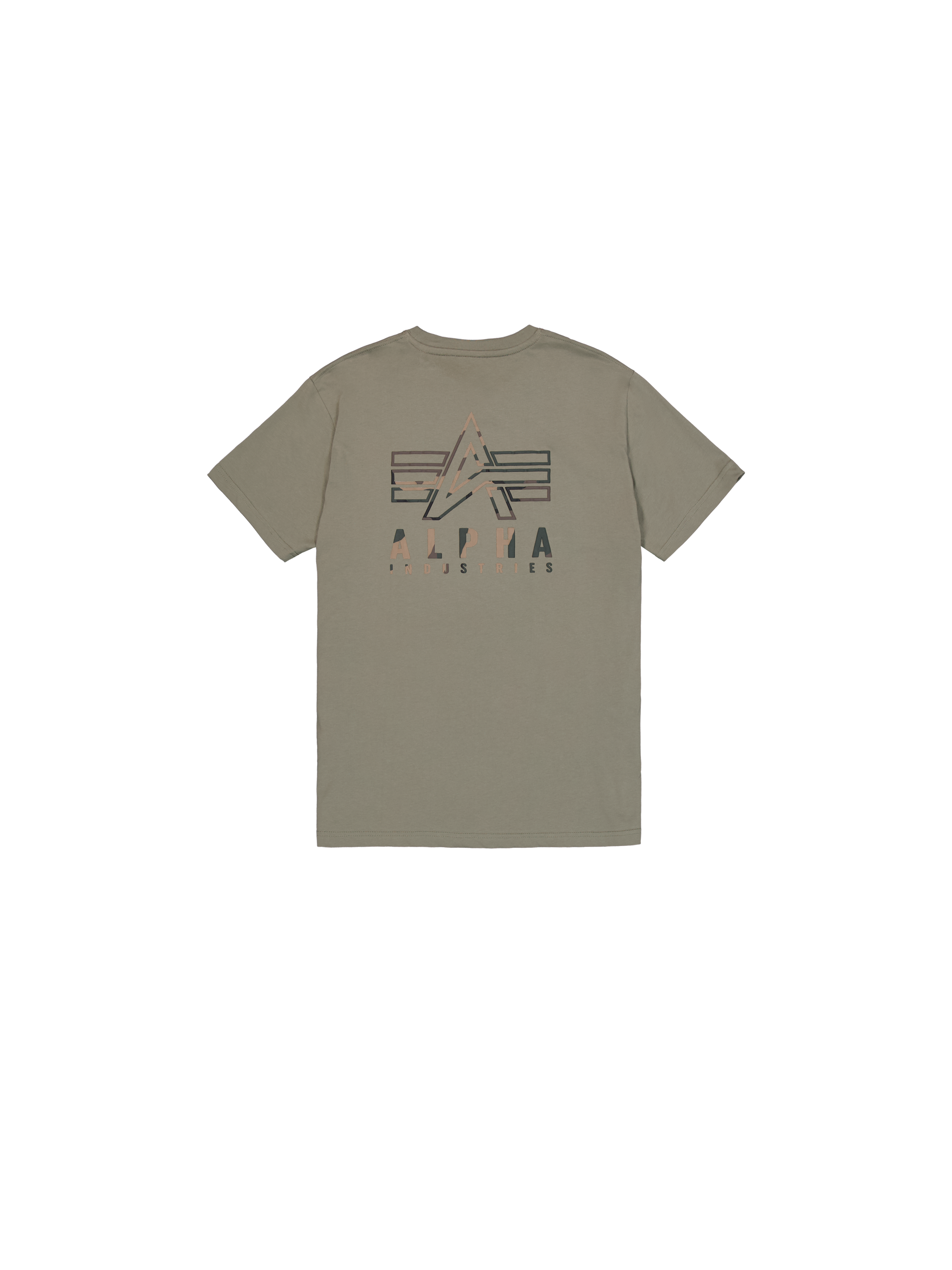 Camo Logo Puff Print Back Print T-Shirt olive 148522_11_1_flatlay_00002_98059
