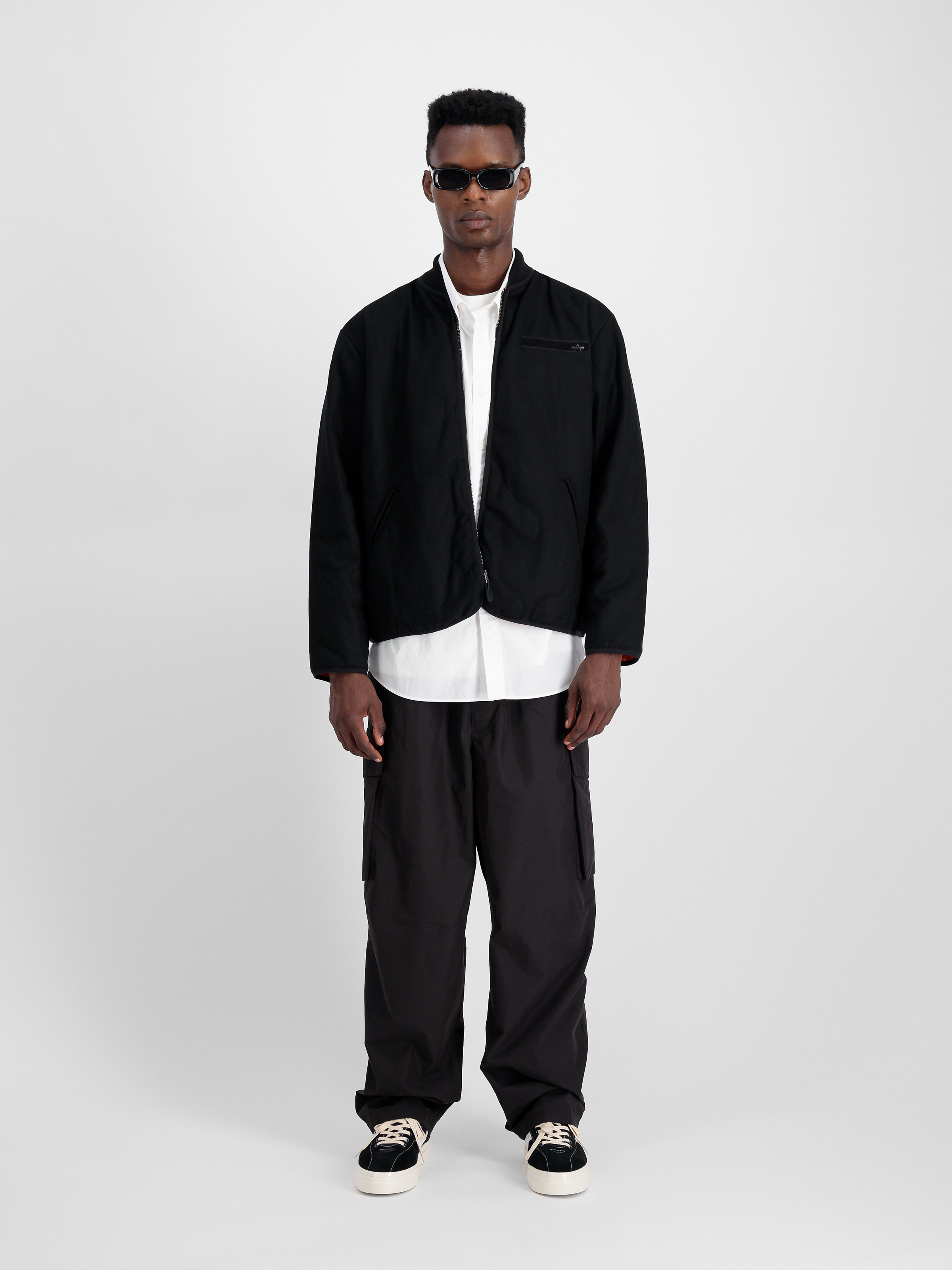Quilted Liner Wool Outdoor Jacket black 148113_03_2_model_00001_99064