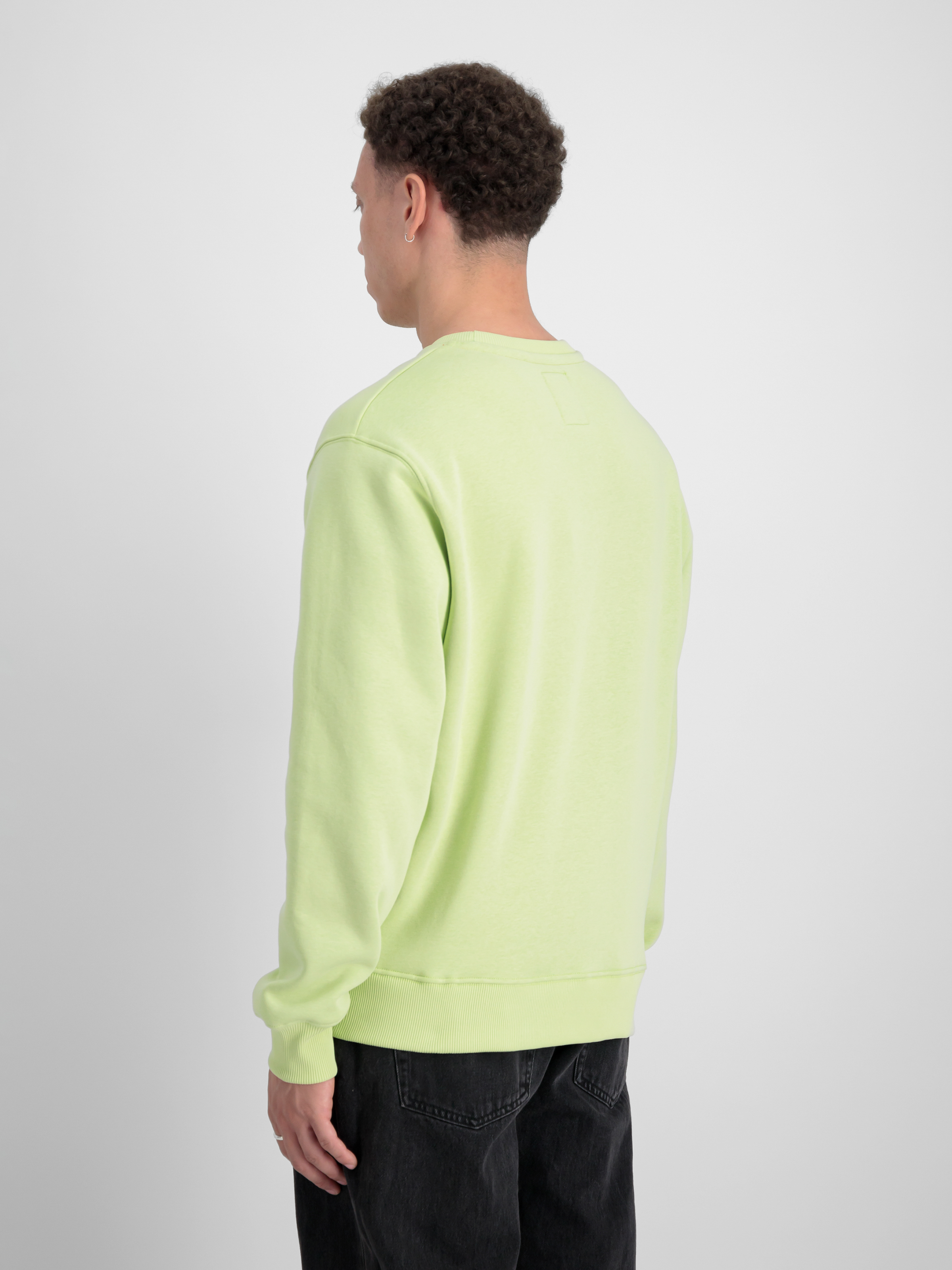 Basic Sweatshirt Arctic Lime 178302_722_2_model_00004_97565