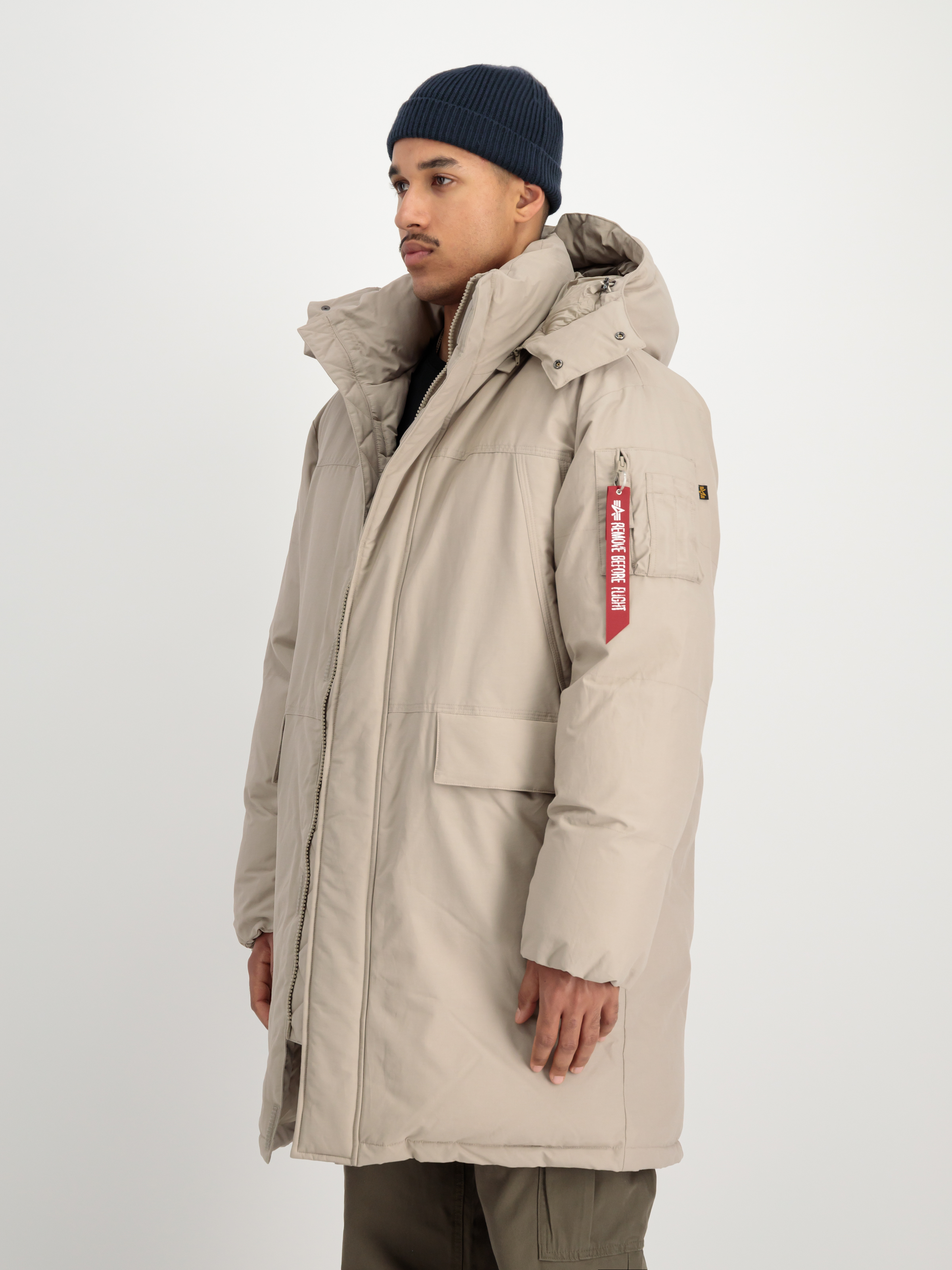 Puffer Parka Winter Jacket vintage sand 148124_679_2_model_00003_98868