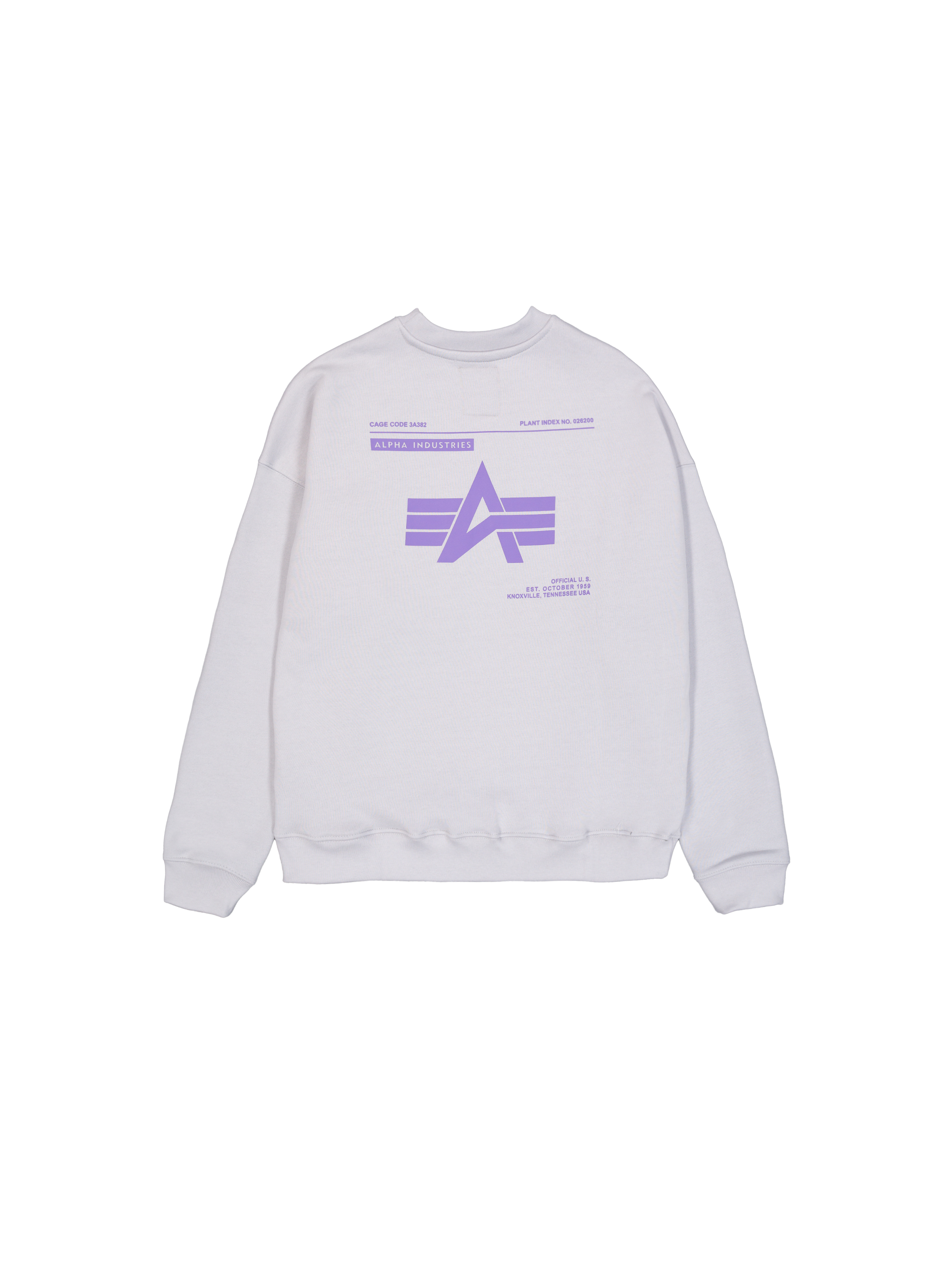 Logo Back Print Sweatshirt pastel grey 146304_666_1_flatlay_00002_101332