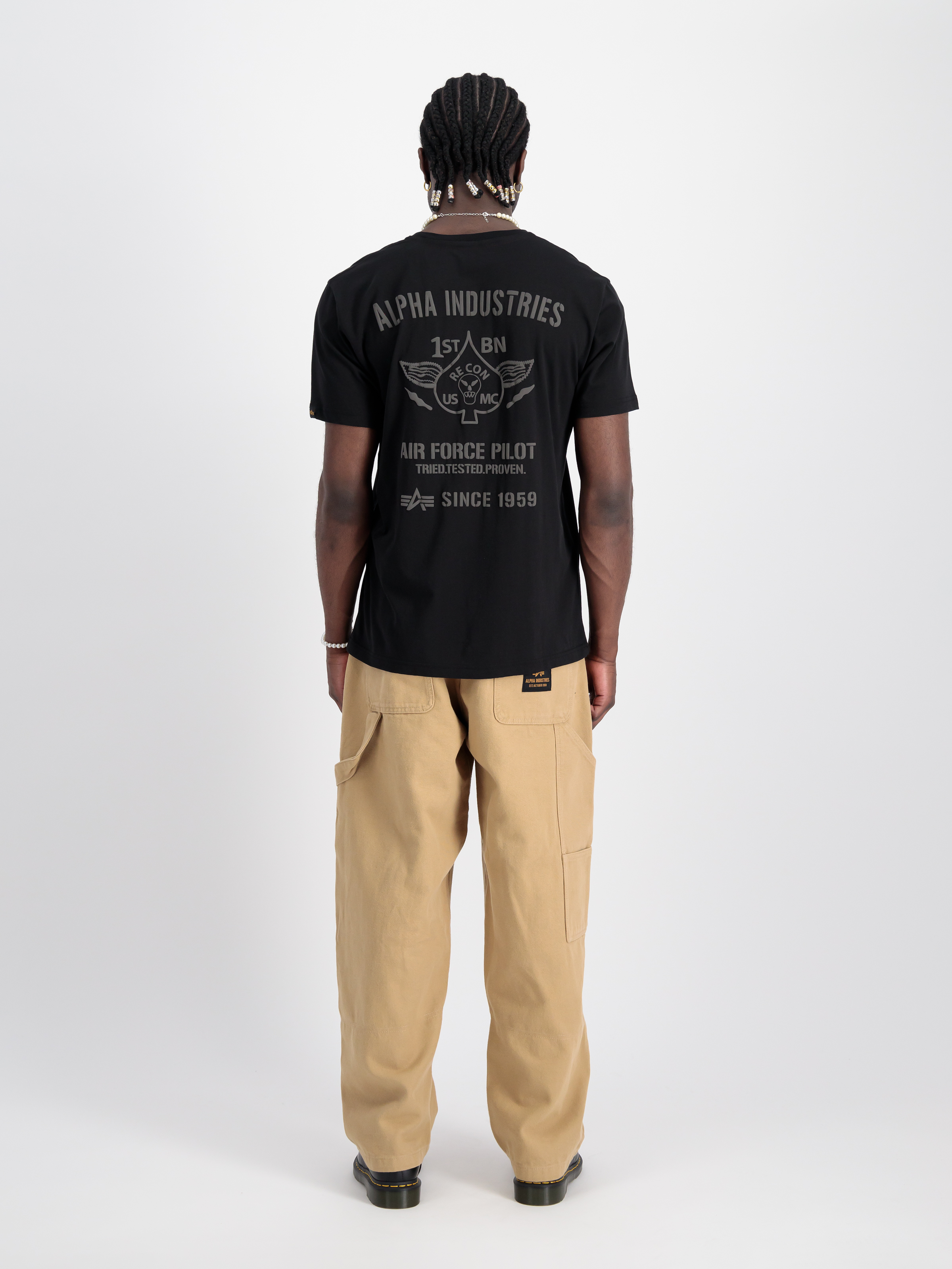 Air Force T-Shirt black 138505_03_2_model_00002_98017