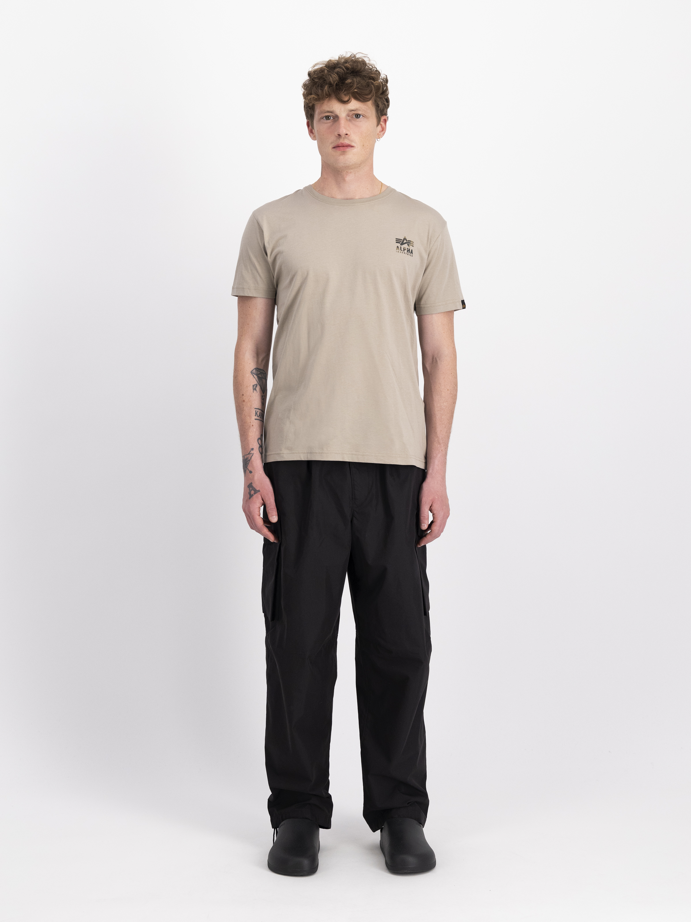 Camo Logo Puff Print Back Print T-Shirt vintage sand 148522_679_2_model_00001_98046