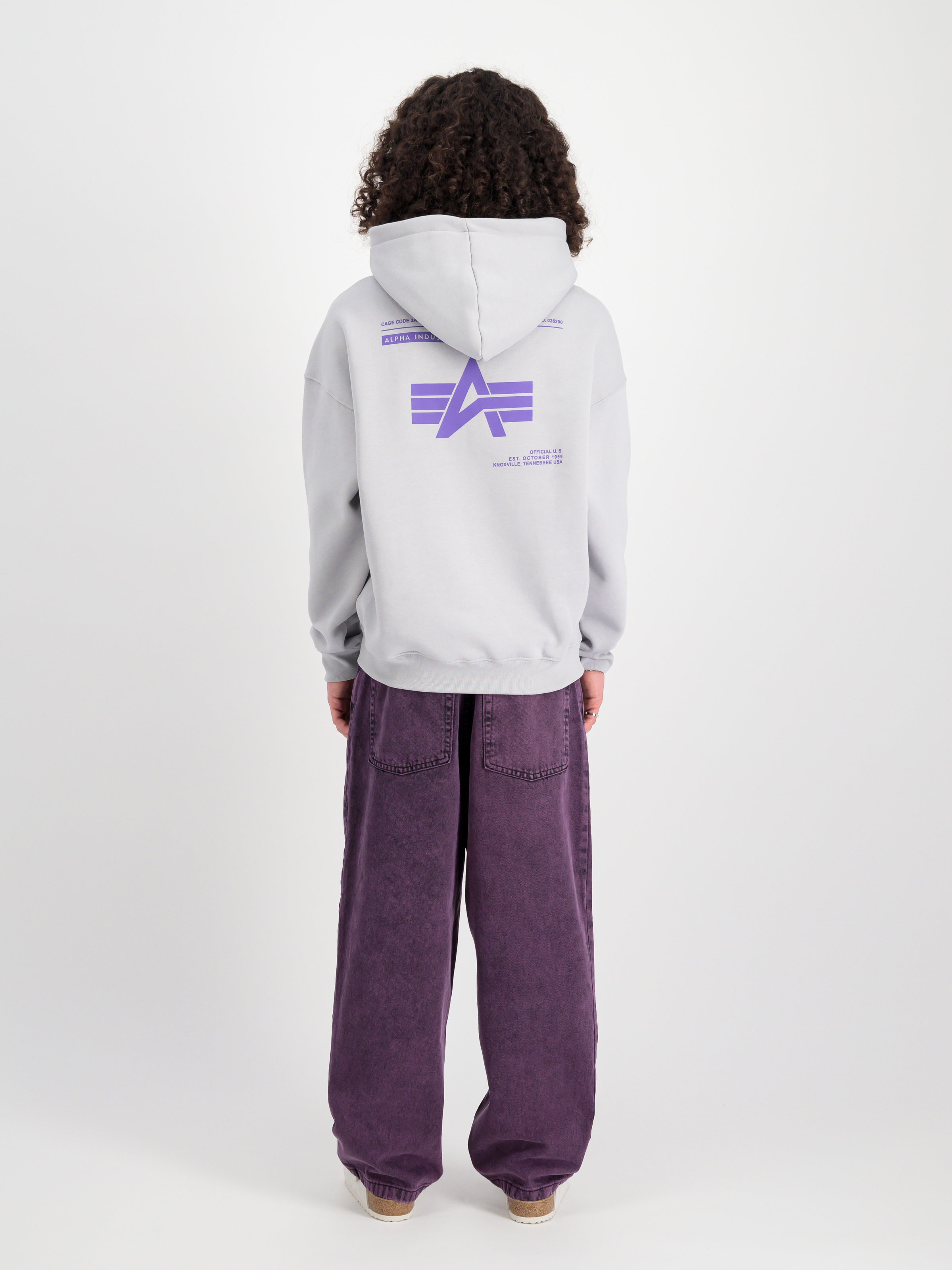 Logo Back Print Hoodie pastel grey 146336_666_2_model_00002_99613