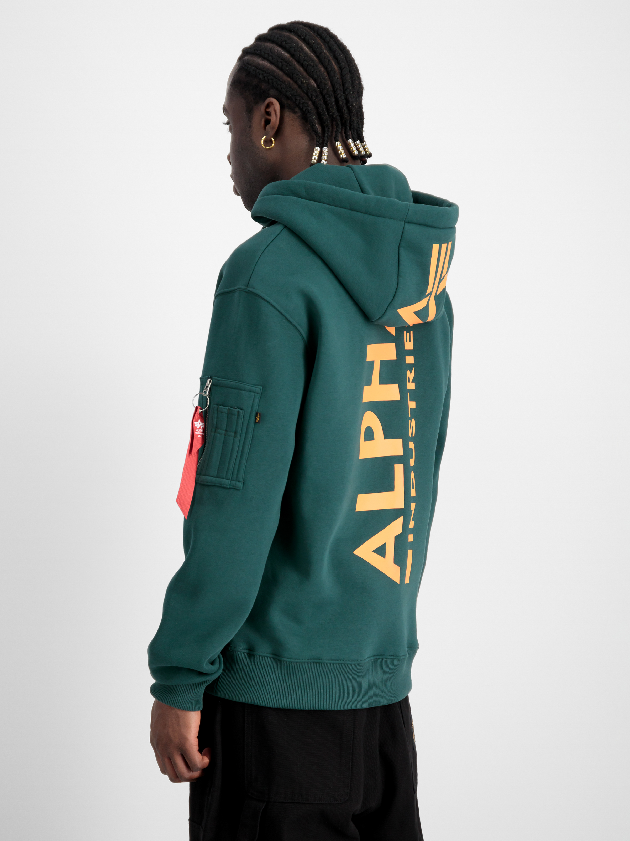 Back Print Hoodie Force Green 178318_720_2_model_00004_97511