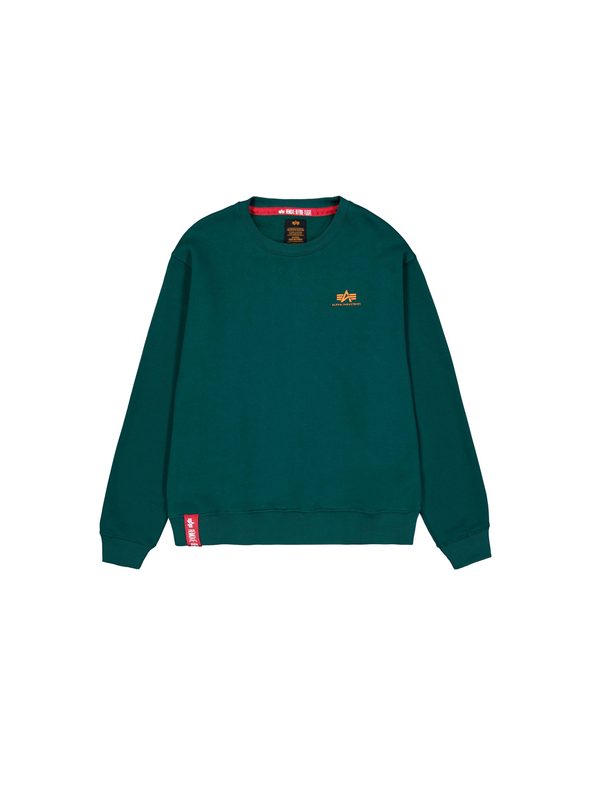 Basic Sweater Small Logo Force Green 188307_720_1_flatlay_00001_97383.png
