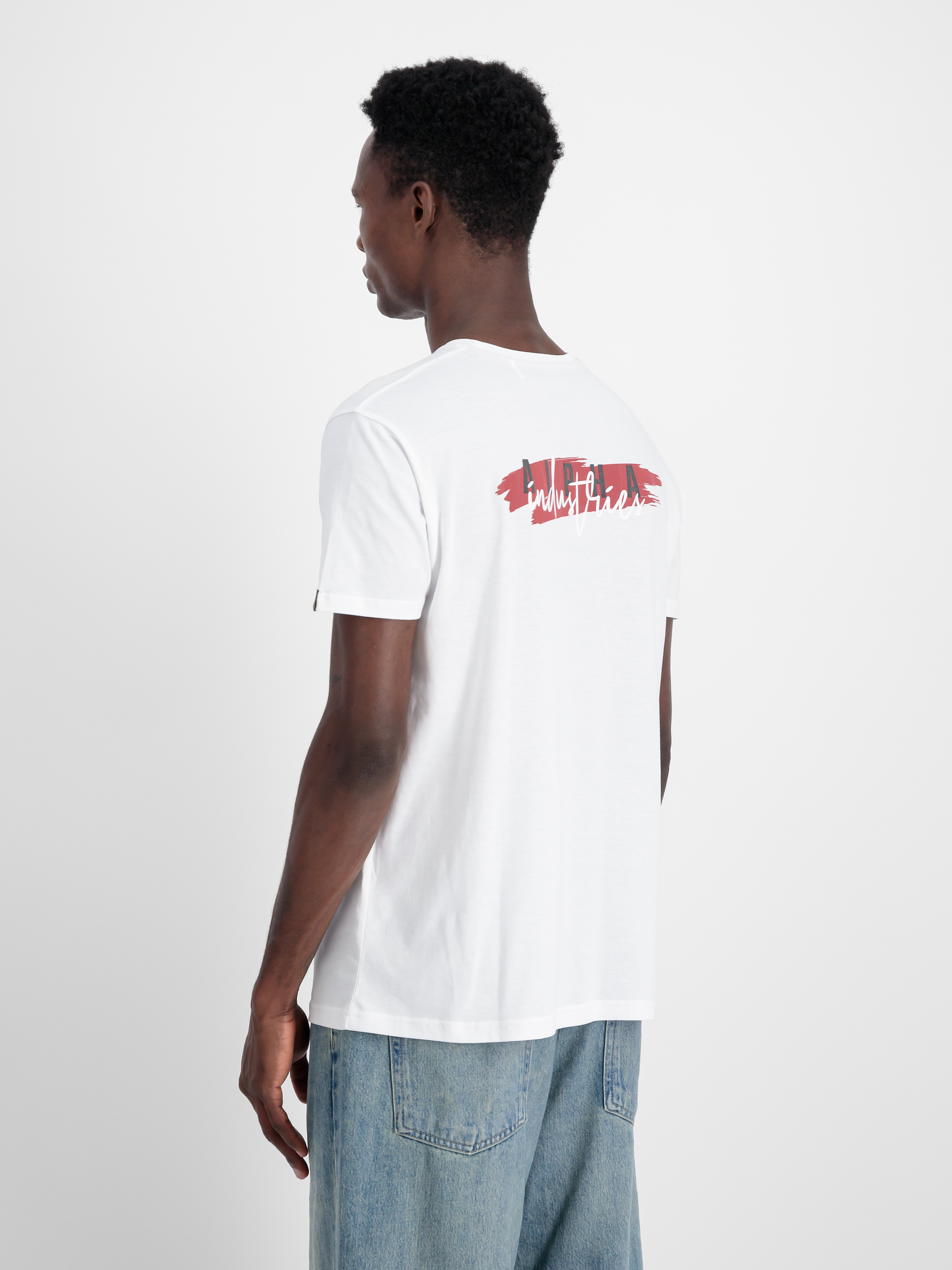 Signature Puff Print Back Print T-Shirt white 148523_09_2_model_00004_97974