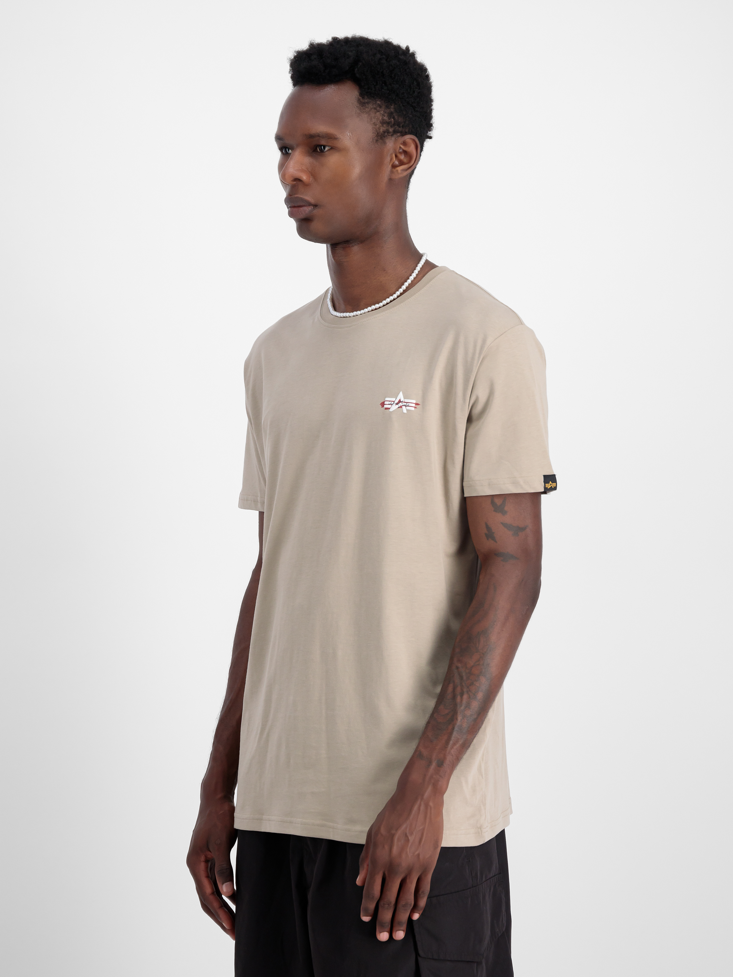 Signature Puff Print Back Print T-Shirt vintage sand 148523_679_2_model_00003_97958
