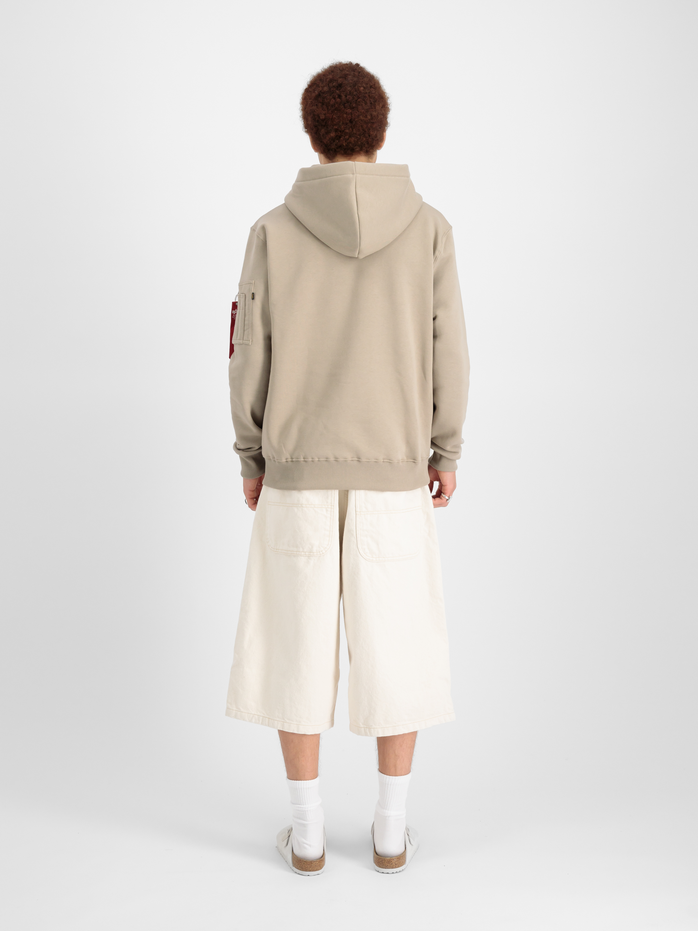 Alpha Puff Print Hoodie vintage sand 146338_679_2_model_00002_99687