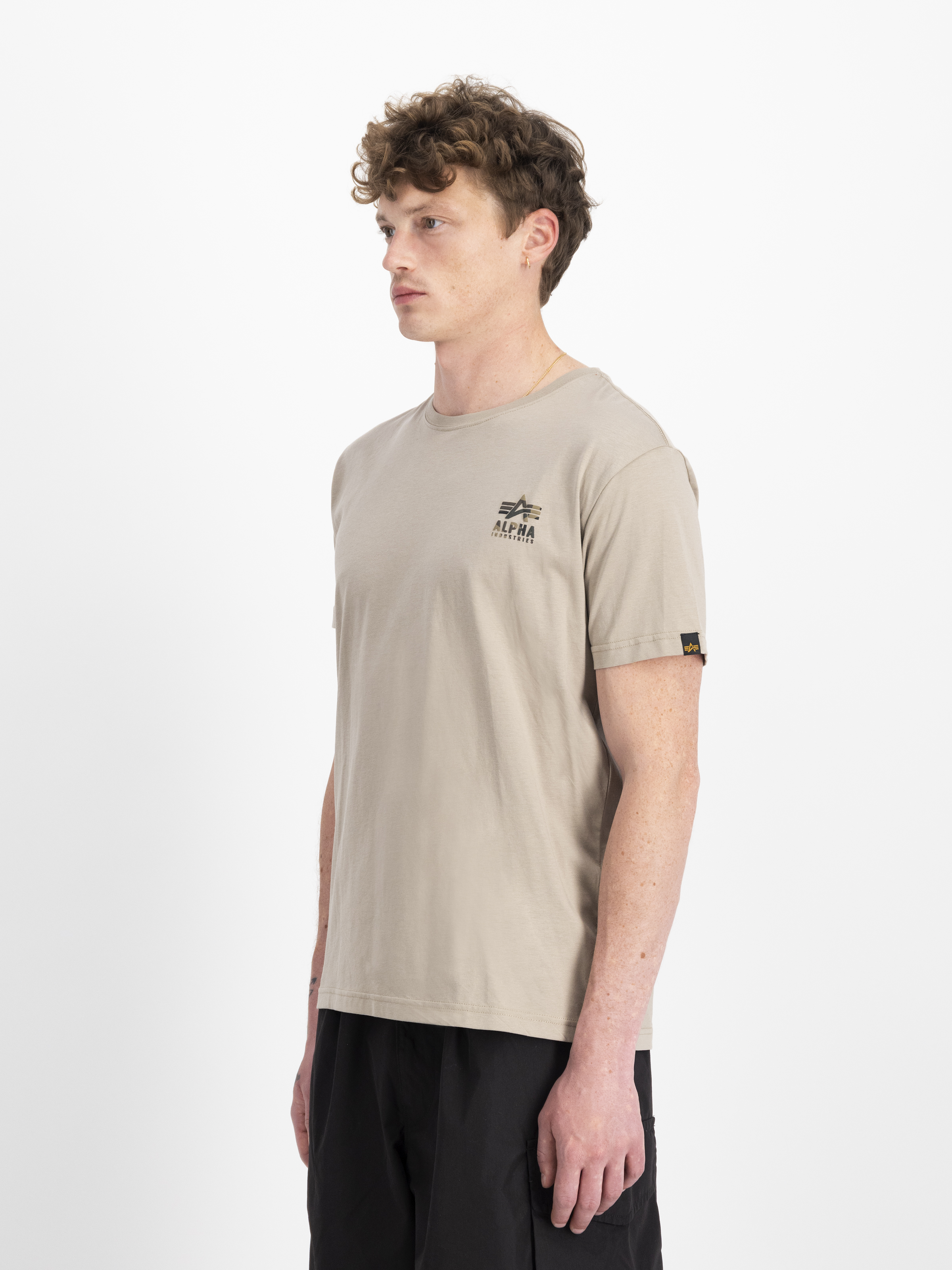 Camo Logo Puff Print Back Print T-Shirt vintage sand 148522_679_2_model_00003_98048